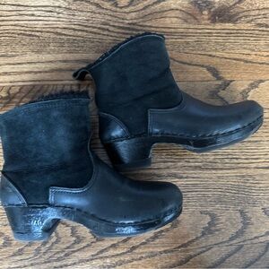 No. 6 Pull On Shearling Clog Boot